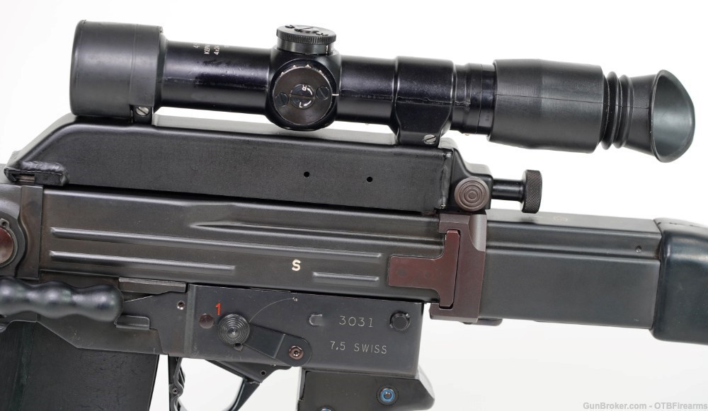 Sig Arms Super Rare PE57 with Hen's Tooth Kern Scope and Mount -img-4