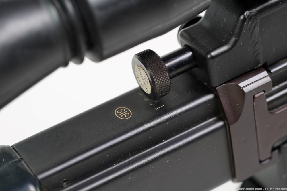 Sig Arms Super Rare PE57 with Hen's Tooth Kern Scope and Mount -img-35