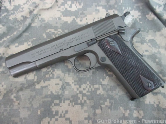 Colt US Property marked 1911 made 1918 45ACP-img-0
