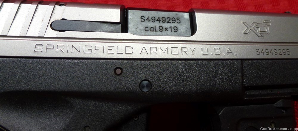 Springfield Armory XDS-9 4.0 Semi Auto Pistol, Laser Sight, One Magazine-img-5