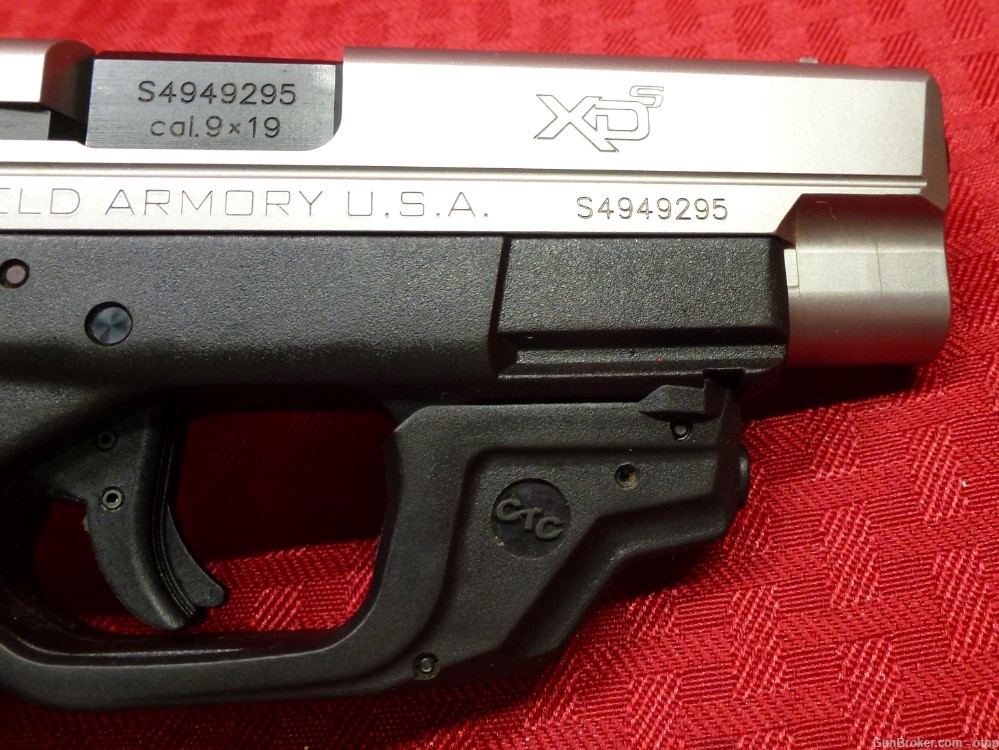 Springfield Armory XDS-9 4.0 Semi Auto Pistol, Laser Sight, One Magazine-img-6