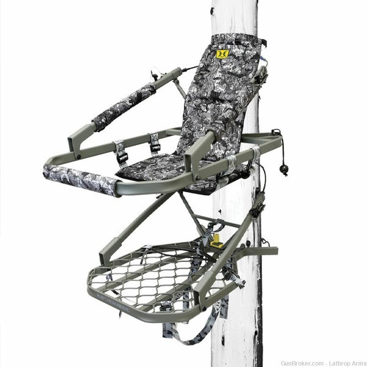 HAWK - Hawk Warbird Climber Tree Stand Grey Camo - NEW-img-1