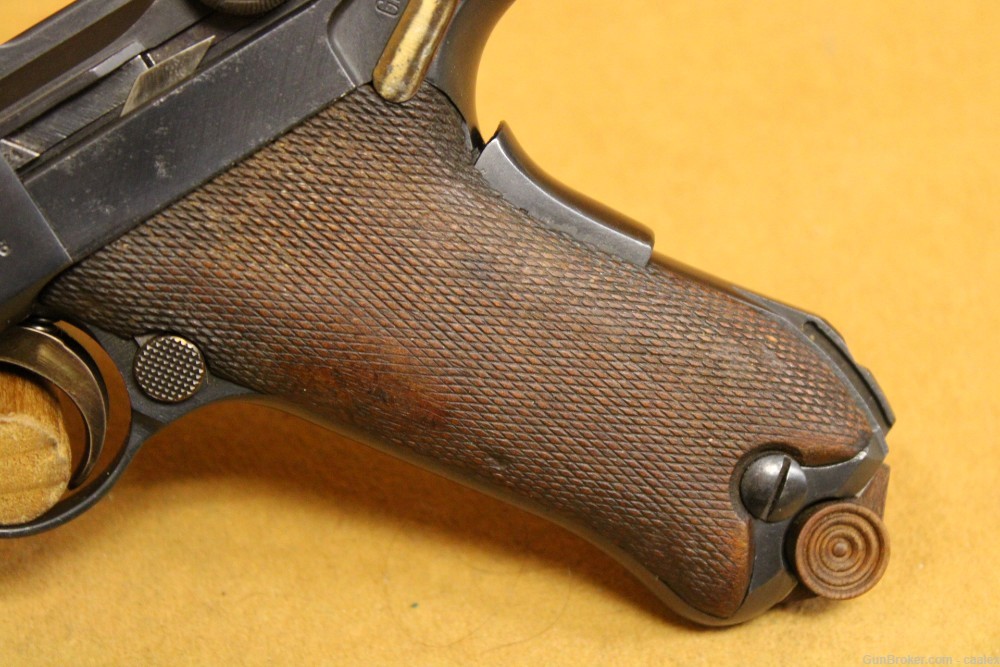DWM 1906 Navy Luger w/ Holster, Stock (Commercial, German, WW1)-img-2