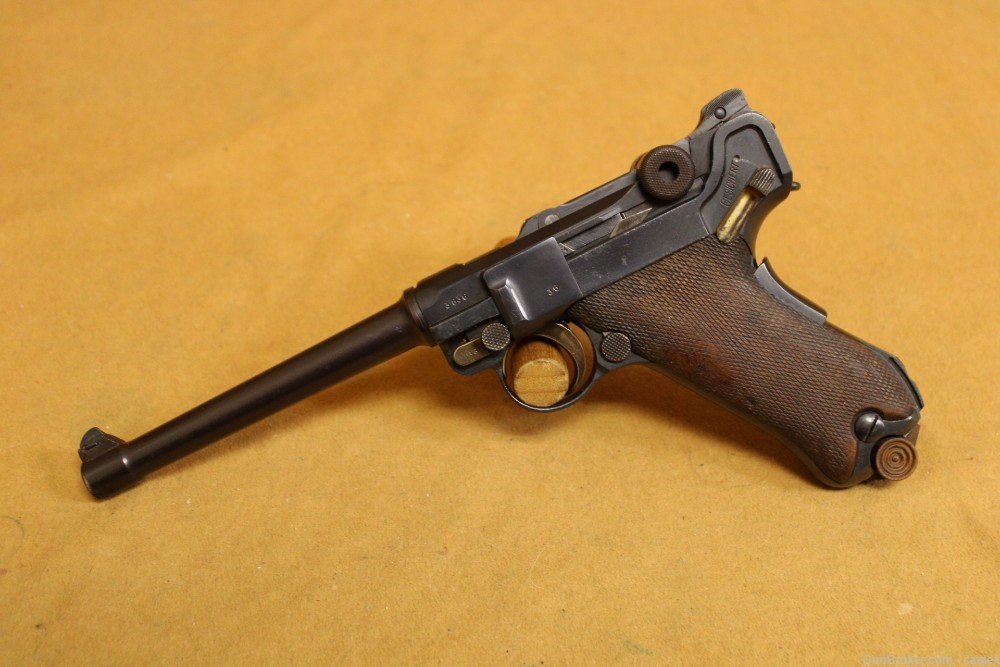 DWM 1906 Navy Luger w/ Holster, Stock (Commercial, German, WW1)-img-1