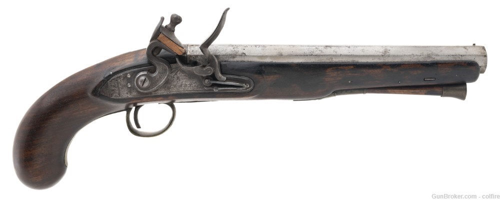 English Flintlock Pistol .75 caliber (AH3076)-img-0