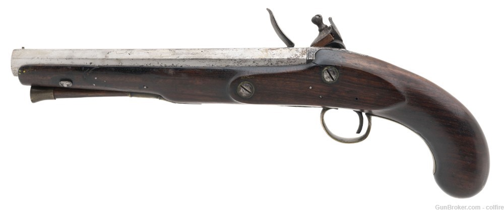 English Flintlock Pistol .75 caliber (AH3076)-img-2