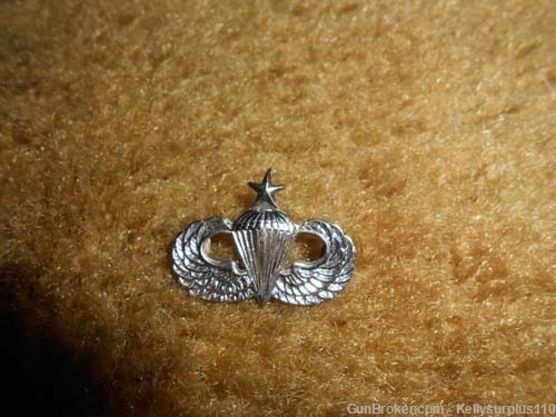 #15571  -  Senior Paratrooper Wings Hat Pin-img-0