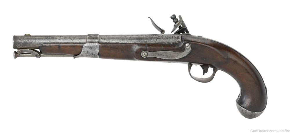 U.S. Model 1819 Flintlock Pistol by Simeon North (AH5758)-img-1