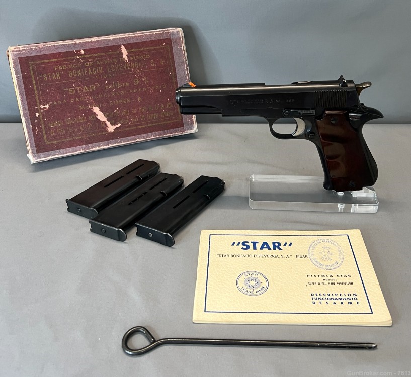 Star Firearms Model B Super 9mm 1911 Style Pistol -img-9