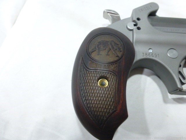 NIB Bond Arms Grizzly Bear 45/410 3" Barrel Stainless With Holster 386691-img-1