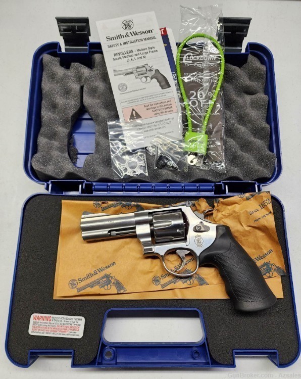 Smith & Wesson 610-3 10mm Stainless Revolver 3.875" barrel New 12463-img-0
