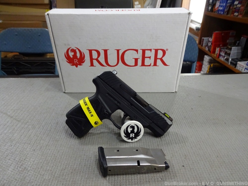 Ruger Max-9 Optic Ready 9mm Luger 3.20" Barrel  3500  03500-img-0