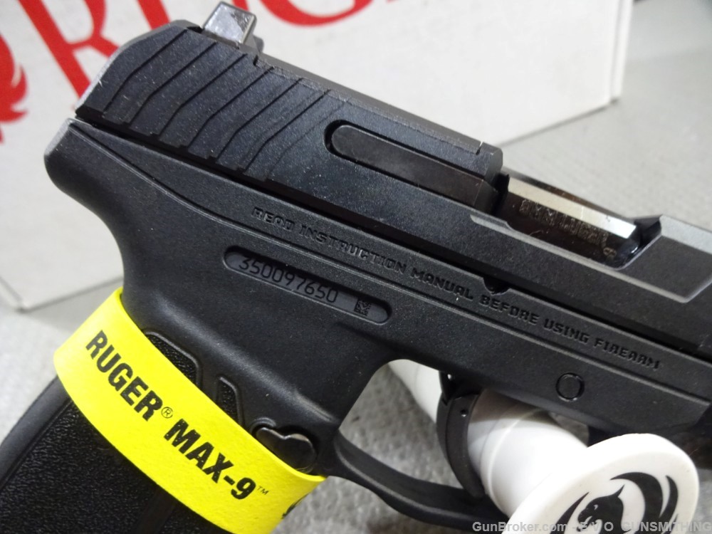 Ruger Max-9 Optic Ready 9mm Luger 3.20" Barrel  3500  03500-img-3