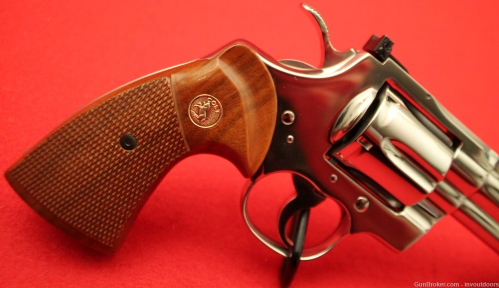 Colt Python Bright Stainless steel .357 Magnum 6"-1985-img-16