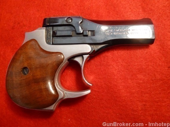 High Standard Nickel Derringer .22 Magnum -img-0