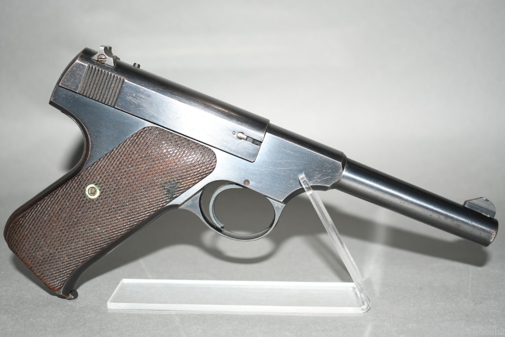 Nice Colt Woodsman Semi Auto Pistol 4 5/8" 22 LR 1937 C&R-img-0