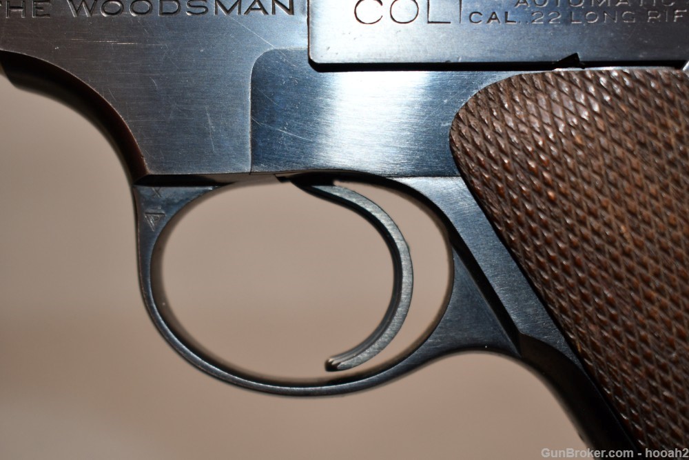 Nice Colt Woodsman Semi Auto Pistol 4 5/8" 22 LR 1937 C&R-img-11