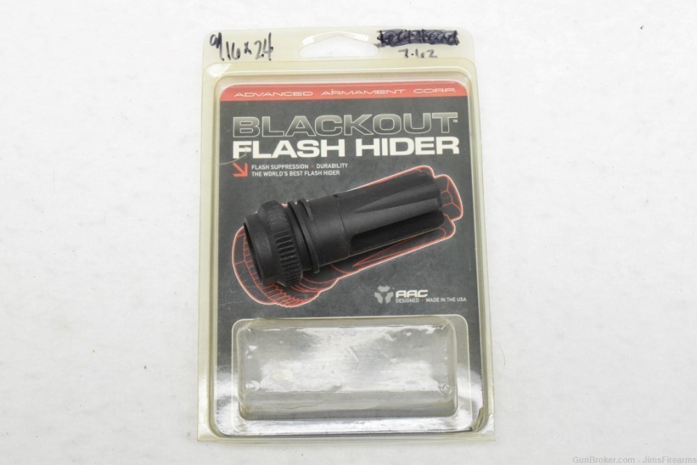 NEW - Advanced Armament Co 51 TOOTH FLASH HIDER - 7.62MM 9/16-24 LEFT HAND -img-0
