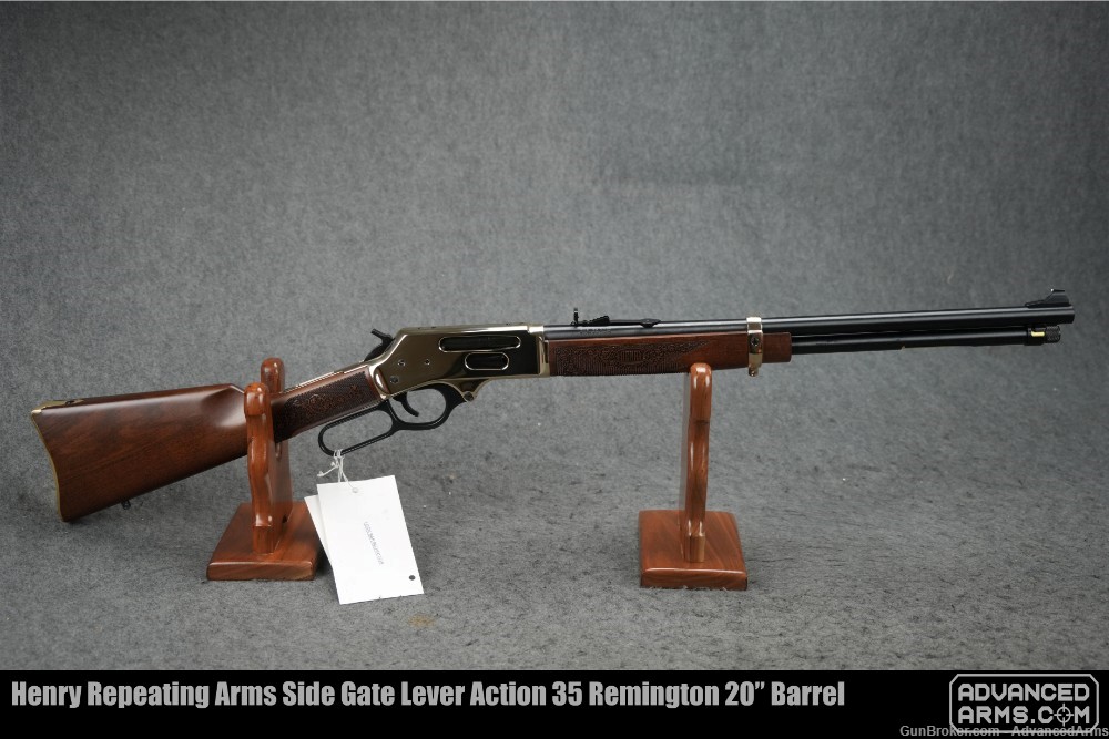 Henry Repeating Arms Side Gate Lever Action 35 Remington 20” Barrel-img-0