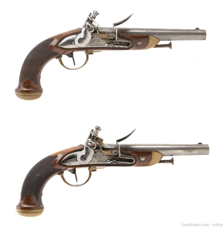 Fine Pair of French Model 1816 Officer's Pistols (AH6438)-img-0