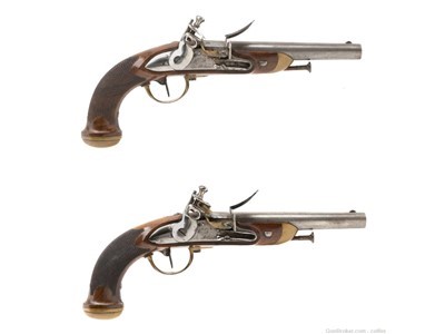 Fine Pair of French Model 1816 Officer's Pistols (AH6438)
