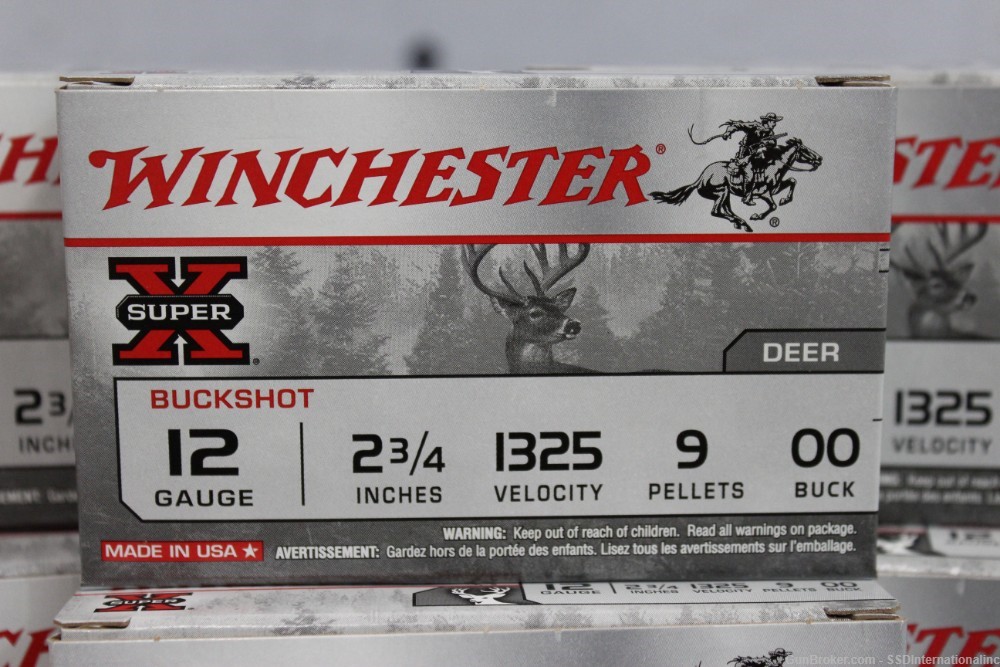 Winchester 12ga 00 Buckshot XB1200 DL/Adult Signature Required!-img-1