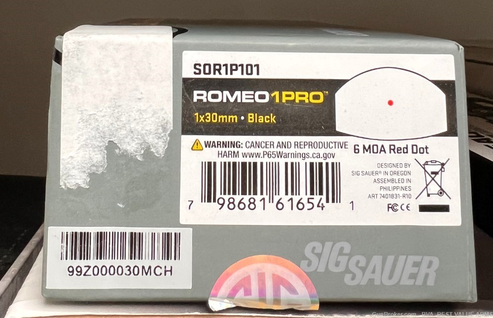 Sig Sauer Romeo1Pro 1x30mm TruHold Lockless Zeroing System-img-1