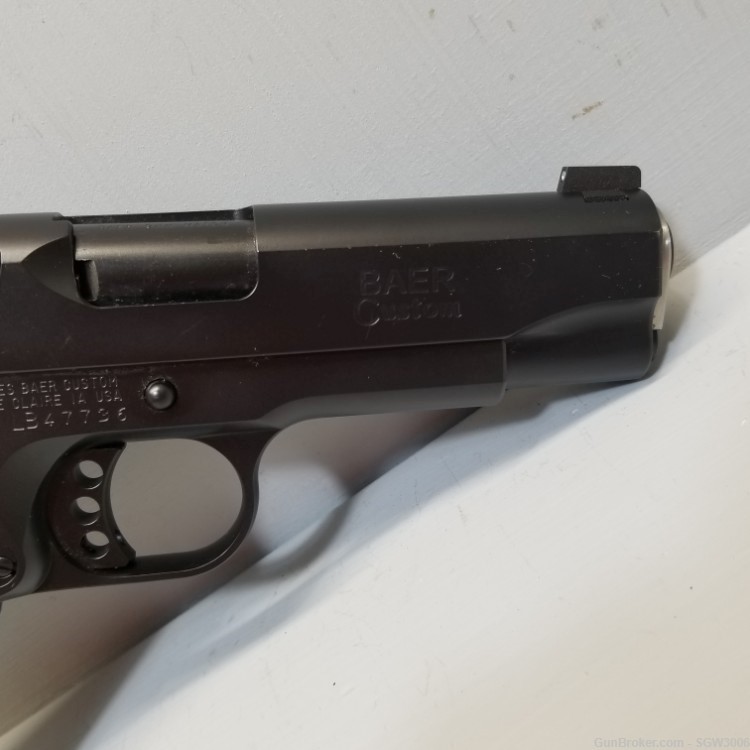 Les Baer 1911 Black Baer Custom 9mm Pistol-img-3