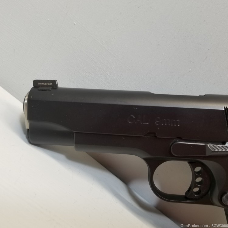 Les Baer 1911 Black Baer Custom 9mm Pistol-img-7