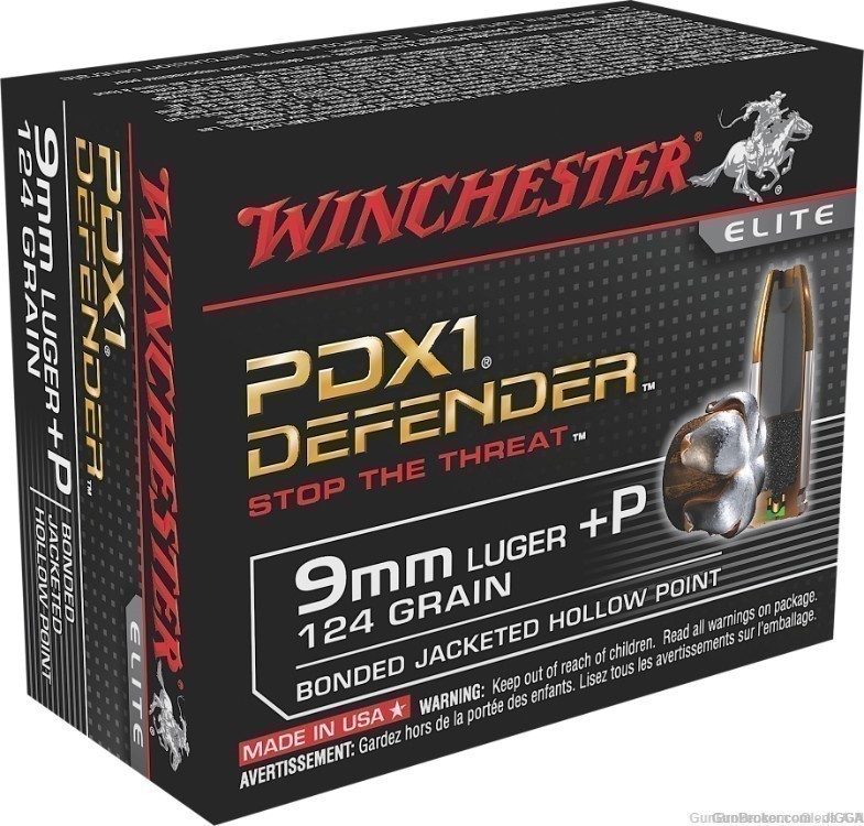 WINCHESTER DEFENDER 9MM+P 124GR JHP --img-0
