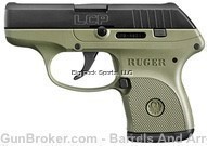 Ruger 3706 LCP Semi Auto Pistol 380 ACP, 2.75 in, Blued/OD Green -img-0