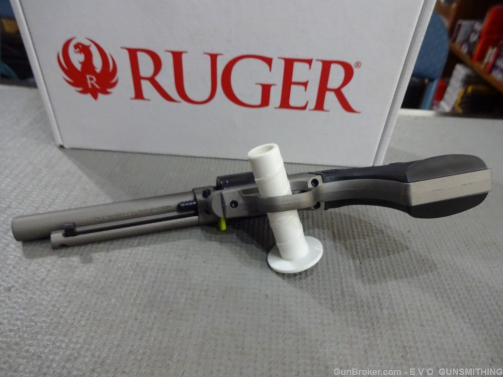 Ruger Super Wrangler 22 LR/22 WMR 6 Shot 5.50" Silver Cerakote 2033 02033-img-9