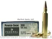 Federal 300WBS Power-Shok Rifle Ammo 300 WIN MAG, Speer Hot-Cor SP, 180 Gr-img-0