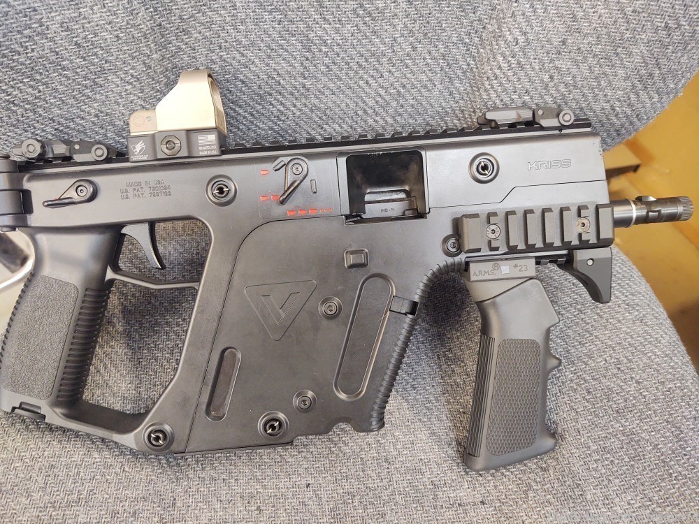 No Demo Letter Machinegun Kriss Vector Super V SMG 9mm Post Dealer Sample-img-3