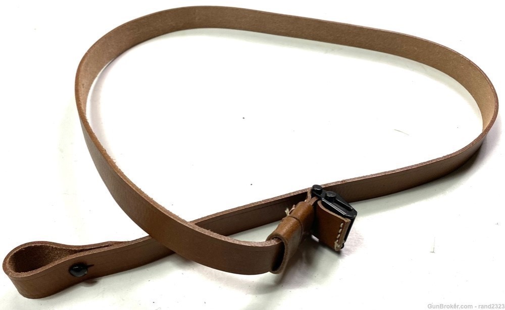WWII GERMAN MP38 MP40 LEATHER CARRY SLING-img-1