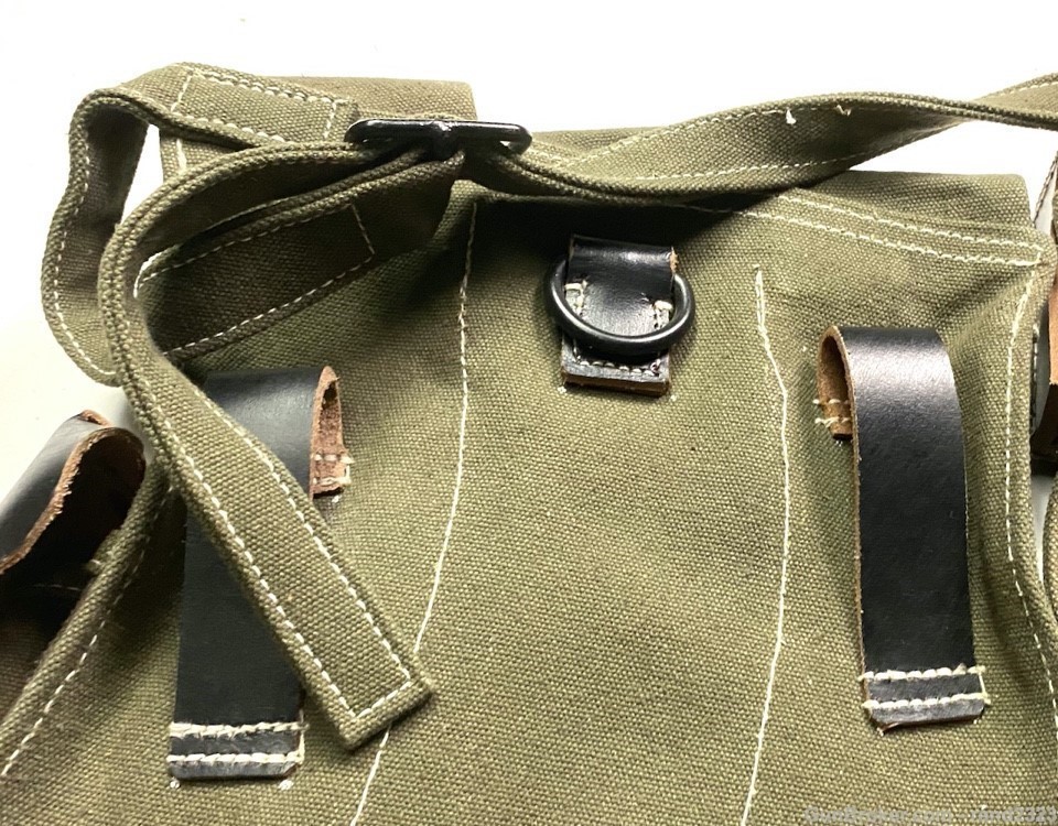 WWII GERMAN MP44 STG44 AMMO POUCHES-OLIVE-img-4