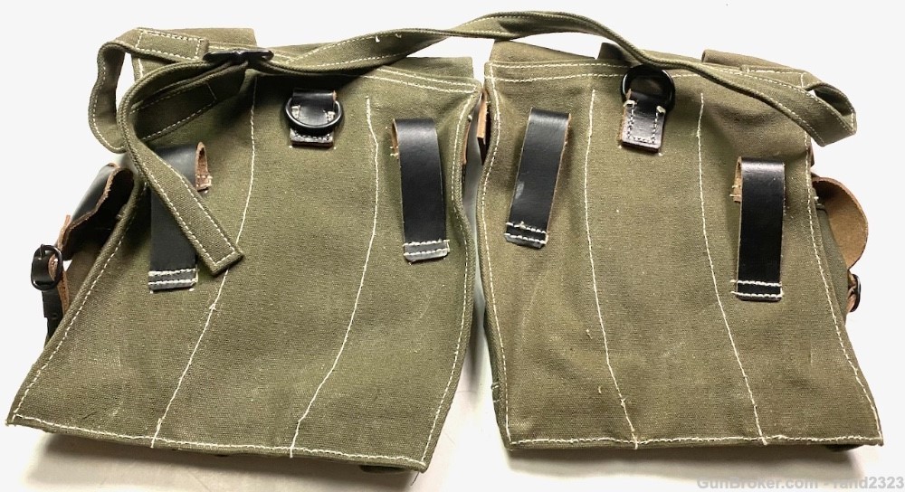 WWII GERMAN MP44 STG44 AMMO POUCHES-OLIVE-img-3