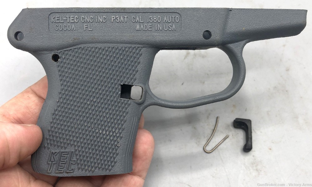 Kel-Tec P3AT .380 Auto Pistol Frame - Grey Color-img-2