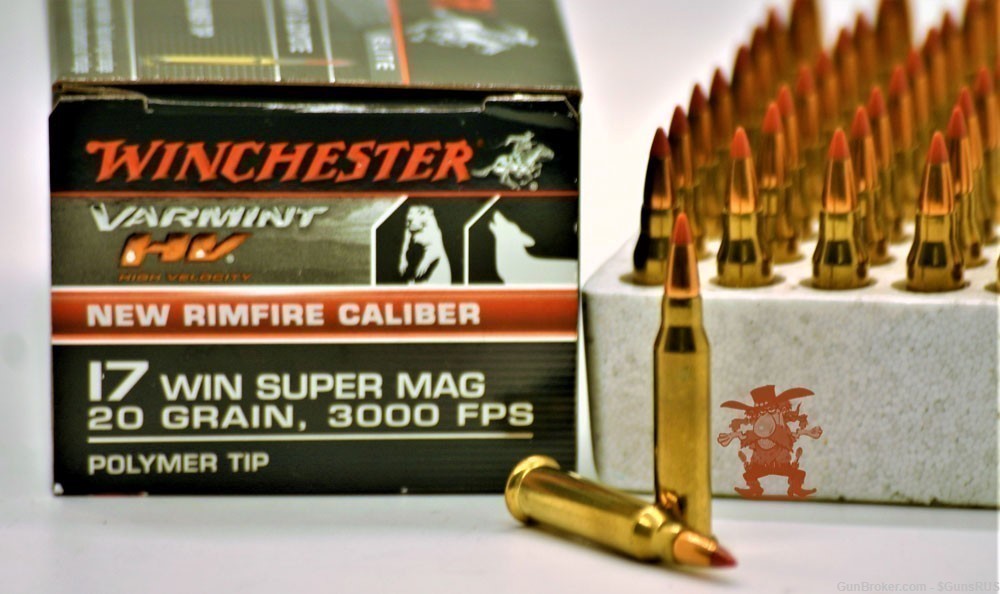 17 WSM Winchester 17WSM Winchester Super Magnum 20 Grain V-Max 3000FPS 50 -img-0