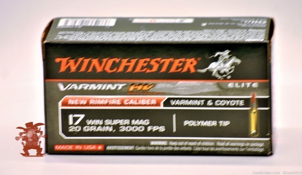 17 WSM Winchester 17WSM Winchester Super Magnum 20 Grain V-Max 3000FPS 50 -img-2