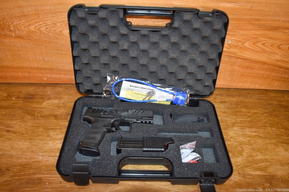 Walther PDP Compact 4" 9MM Pistol - Case (2) 15RD Mags Optic Ready-img-0