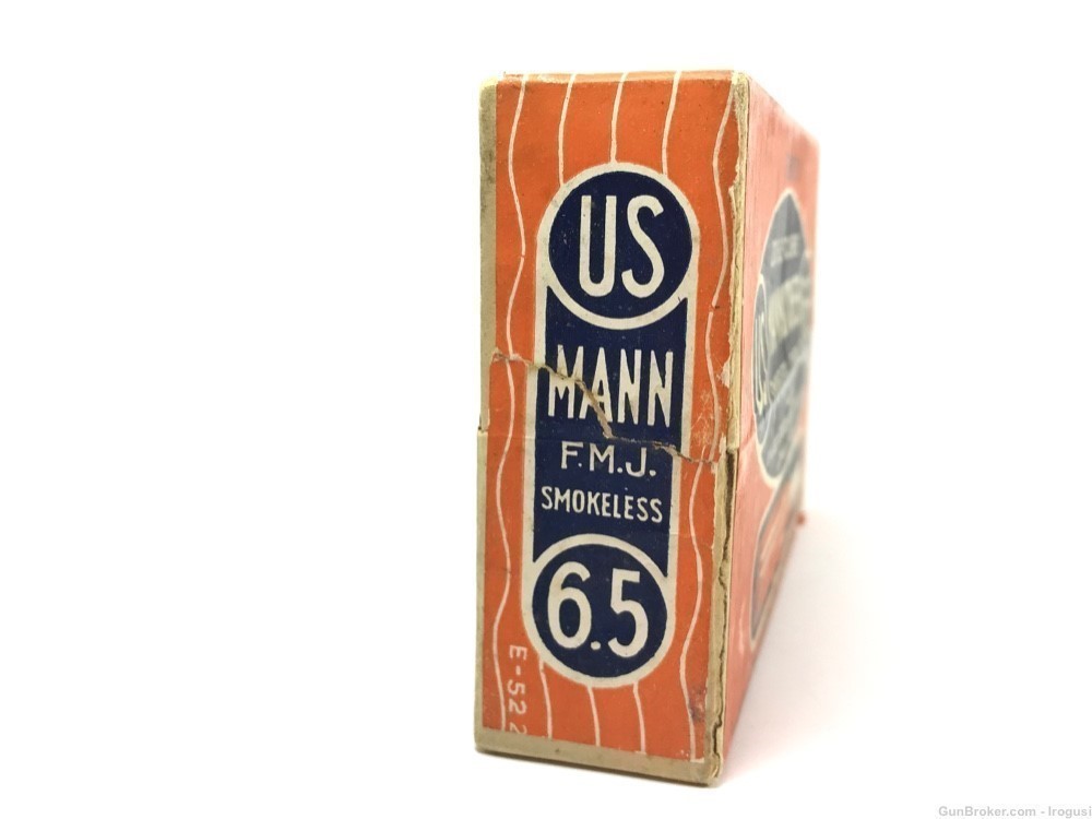 SEALED US Cartridge Co 6.5 Mannlicher Full Vintage Box 933-OX-img-4