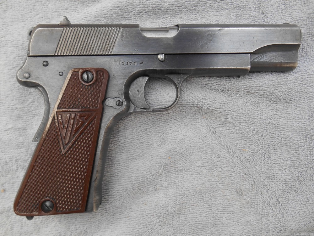 Radom VIS P.35(p.) Type 2 3-Lever Pistol Mfg. in WWII Poland by Germany    -img-4