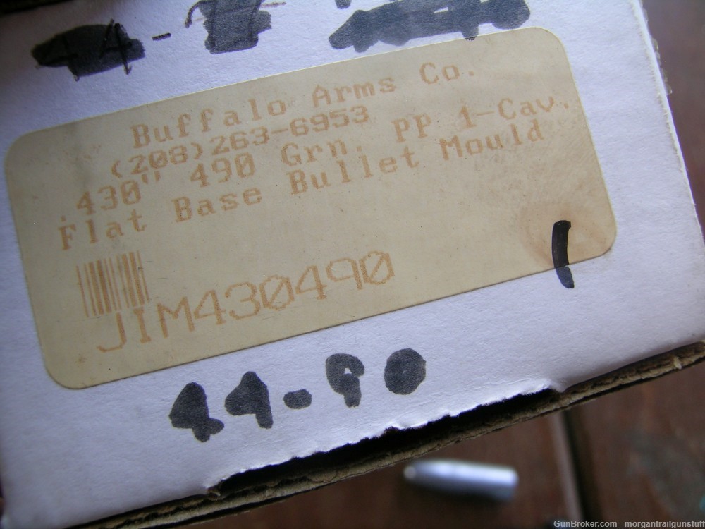 Buffalo Arms BACO .430" 490 Grain Paper Patch Mold Bullet Mould 44-90-img-8