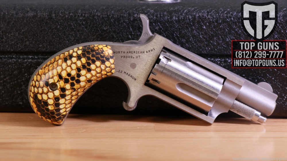 North American Arms NAA 22mag Revolver 5 Rounds 1.13" Barrel-img-0