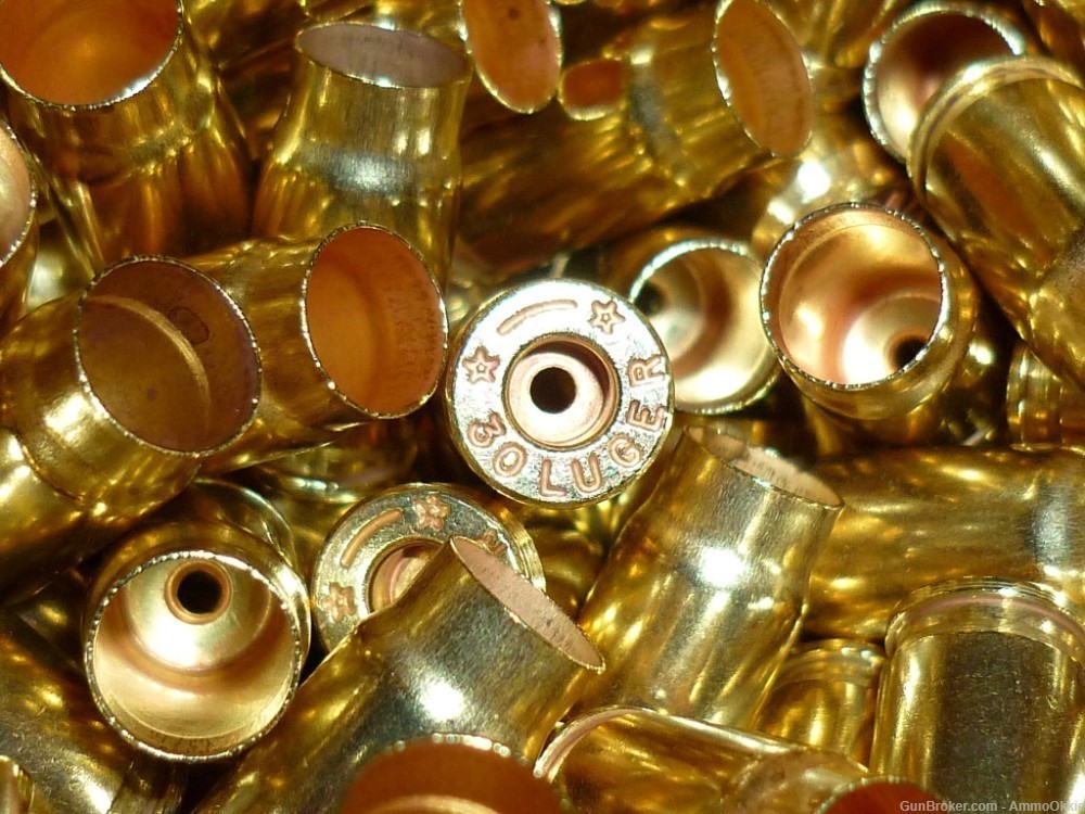 100ct - NEW BRASS CASINGS - .30 LUGER - Starline - P.08 - 7.65x21-img-9