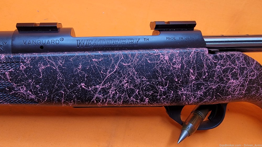 WEATHERBY VANGUARD GIRLS HUNT 2 .243WIN COMPACT WOMANS HUNTING PINK 20"-img-11
