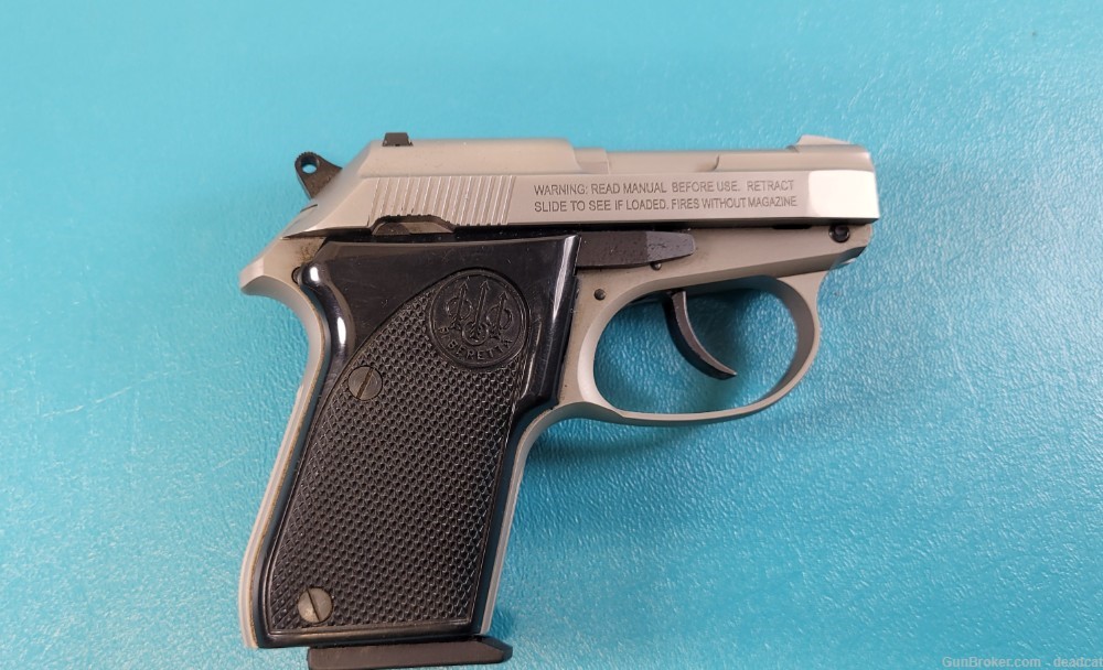Beretta Tomcat .32 ACP Stainless Semi Auto Pistol in Case + Papers-img-3