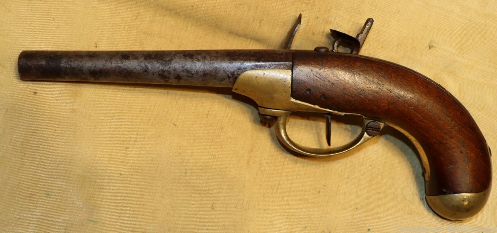 Rare US Revolutionary War-era French Model 1777 Flintlock Pistol c. 1780-img-40