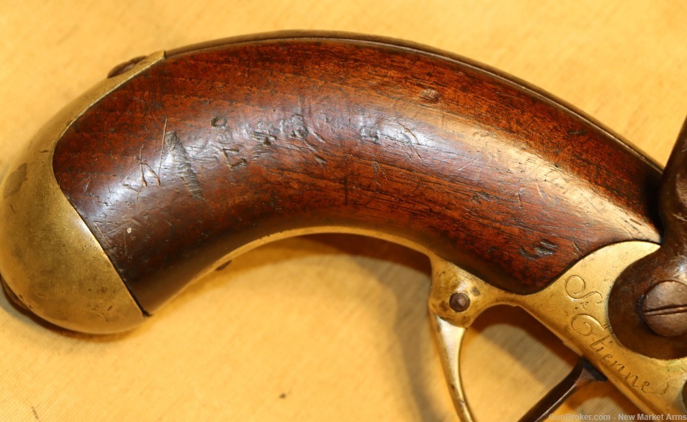 Rare US Revolutionary War-era French Model 1777 Flintlock Pistol c. 1780-img-6